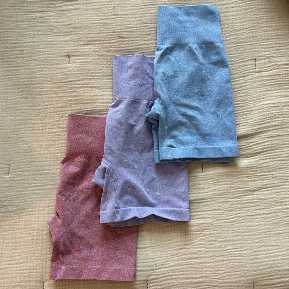 Set of 3 workout / biker shorts